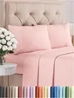 Full Size 4 Piece Sheet Set - Comfy Breathable & Cooling Bed Sheets Set - Hotel