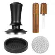 51mm Espresso Tamper and Stirrer Set, Espresso Coffee Tamper with Flat5670