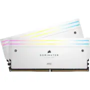 Corsair Dominator Titanium RGB 64GB 2x32GB DDR5 DRAM 6600MT/s CL32 White Memory