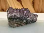 437g Natural Amethyst Geode Quartz Cluster Crystal Specimen | Healing | Calming