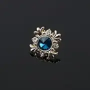 [KhuWan] Fashion Gentleman Brooch for Men Suit Shirt Collar Pin Enamel Glasses Beard Crystal Cross Brooch Retro Wedding Party Accessories