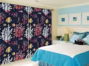 3D Coral Fish 677 Blockout Photo Curtain Print Curtains Drapes Fabric Window AU