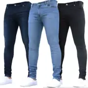 Men's Slim Fit Jeans Stretch Denim Pants Skinny Casual Designer Jeans Trousers.