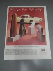 Body By Fisher Chevrolet Corvair Monza Print Ad 1965 10x13 Great To Frame