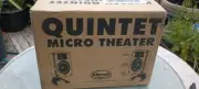 Klipsch Quintet 2.0 7” Set of 2 Speakers With Stands Black Brand New In Box!