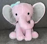 Bedtime Originals Twinkle Toes Pink Elephant Plush, Hazel