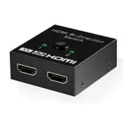 4K HDMI 2.0 Switch/Splitter HDCP2.2 2-Port Bi-Dir Auto-Sync 3D Hub 2.0