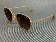 RAY BAN RB3548N 912443 Arista Hexagonal 51 mm Unisex Sunglasses