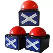 3 Pack Game Answer Buzzer Alarm Button with Sound and Light Trivia Quiz Game Toy