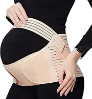 [TEWAX] Pregnant belly retraction strap, pregnancy support strap, breathable abdominal support bracket for abdominal, pelvic, lower back and back pain, lightweight belly retraction strap, adjustable 3-in-1 maternity belt