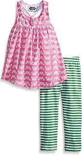 [Mud Pie] Baby Girls' Crab Racerback Tunic and Legging Set