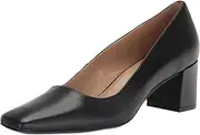 Naturalizer Womens Karina Low Block Heel Square Toe Pump