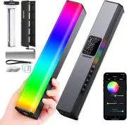 Neewer RGB LED Video Light Stick with Touch Bar & App Control, Magnetic & Handhe