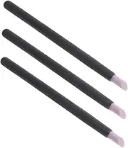 HOLIDYOYO Ergonomic Handle Nail Care Kit 3pc Grinding Head Cuticle Remover Nail Polish Stick