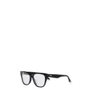 Geometric frame flat mirror 54 Black