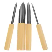 4pcs Polymer Clay Punchers Pottery Clay Sculpture Cutters Circle Hole Punchers
