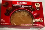 NESTLE RICH MILK CHOCOLATE FLAVOR HOT COCOA MIX 8 PACK NET WT 6.82 OZ (936 G