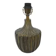 [Florabelle Living] Ant Gold Ribbed Lamp Base Large