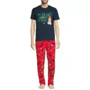 Men's 2 Piece Sleep Set Pajamas ~ Buddie the Elf ~ Will Ferrell ~ 2XL