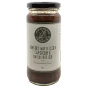 Australian Bush Spices Relish 275g Spread Roasted Wattleseed, Capsicum & Chilli