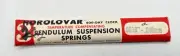 Horolovar Anniversary 400 Day Clock .0019" Suspension Spring .048 mm 2 Pack