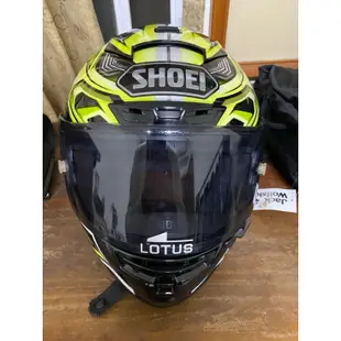 SHOEI X-14安全帽 二手 可交流半罩 4/3