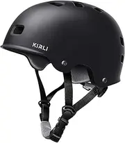 KIRLI Kids Bike Helmet – Adjustable Youth Helmet for Ages 5–14, Lightweight Hardshell for Cycling, Skateboarding, Scooter – Boys & Girls