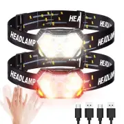 Powerful 9 LED USB Rechargeable Headlamp