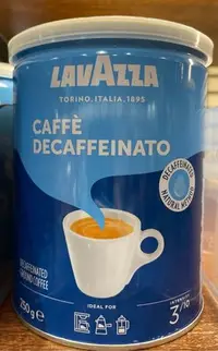 在飛比找Yahoo!奇摩拍賣優惠-5/14前 義大利 LAVAZZA 藍牌 低咖啡因咖啡粉 2