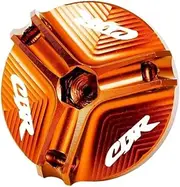 JININGLEZX Compatible with CB CBR CBR600RR CBR1000RR 650R CB750 CB500X CB500F CB650F 600 954 1000 RR Accessories Motorcycle Filler Cap Filter(Orange-CBR)