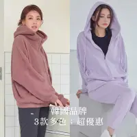 在飛比找Yahoo奇摩購物中心優惠-STL【刷毛３款,多色】韓國 女 連帽外套NY泡泡袖短版／羔