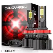 For Smart Fortwo 2008-2015 6000K Bright White H8 H11 LED Fog Light Bulbs 2X (for: Smart)