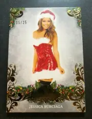2019 Benchwarmer JESSICA BURCIAGA Holiday #74 Gold Foil Variant/25 PLAYBOY Sexy