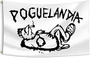 boyiflag Poguelandia Flag 3x5FT Double Printed OBX Funny Chicken Flag Banner Tapestry OBX Flag Outer Banks Banner Pogue Life Poster with 2 Brass for Outdoor Garden College Dorm Men Cave