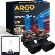 Argo Hb3 headlight bulb Xenon White 100w 6000k 12V Main Dipped High Low Beam 9005 P20D Super Bright Halogen Upgrade Front Fog Light Lamp Car DRL Daytime Running Lights Bulbs