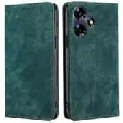 Rfid Blocking Leather Protection Cover For Infinix Hot 30, Wallet Design Phone Case