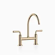 Dornbracht VAIA Two-hole bridge mixer for rinsing/Profi spray 19815809-09 Durabr