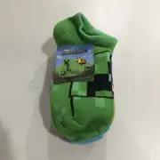 Minecraft Mojang Kid's Mob 6-Pair Socks Size 4-10