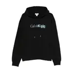 [Calvin Klein] Calvin Klein Logo-print Hooded Sweatshirt M BLACK