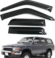 Car Window Visor, Compatible with Toyota 4runner 4 Runner 1990-1995 Weather Shield Wind Deflector Door Rain Sun Shield