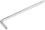 uxcell 1/4" Drive Socket Breaker L Shape Extension Bar Wrench, CR-V