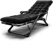 SEYFI Lightweight Camping Chairs Loungers Folding Chair Folding Sunloungers with Cotton Pad Adjustable Chair,Multi-Functional Adult Office Lunch,Portable Outdoor Lounge Chair/C