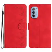 For Motorola Moto G52 4G/G82 5G PU Leather Butterfly Imprinted Stand Shell Wallet Phone Case