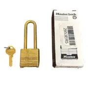 Master Lock 5340-00-682-1645 1-9/16" x 2-5/8" Brass Government Padlock