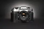 Genuine Real Leather Half Camera Case Bag Cover for Leica R9 R8 Film Camera
