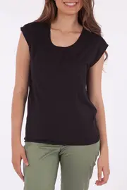 Modal Bead Detail Tee--ESC-T2P755