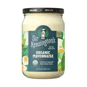 Mayonnaise Organic Mayo Gluten Free Certified Humane Free Range Eggs Shelf-St...