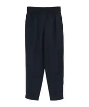 Brunello Cucinelli Elastic Waist Pants IT44,IT38 navy blue