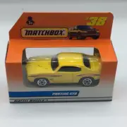 Matchbox Superfast #38 Pontiac GTO The Judge Yellow MIB
