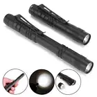 LED Pocket Pen Light Flashlight COB Work Light Pocket Portable Pen Torch La A8X8